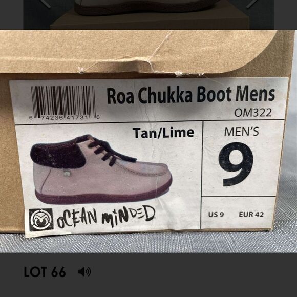 Ocean Minded Men's 9 Roa Chukka Boots - Picture 4 of 4